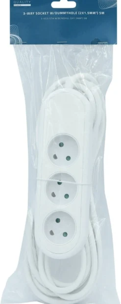 3-way socket w/dummyhole (D), 5m