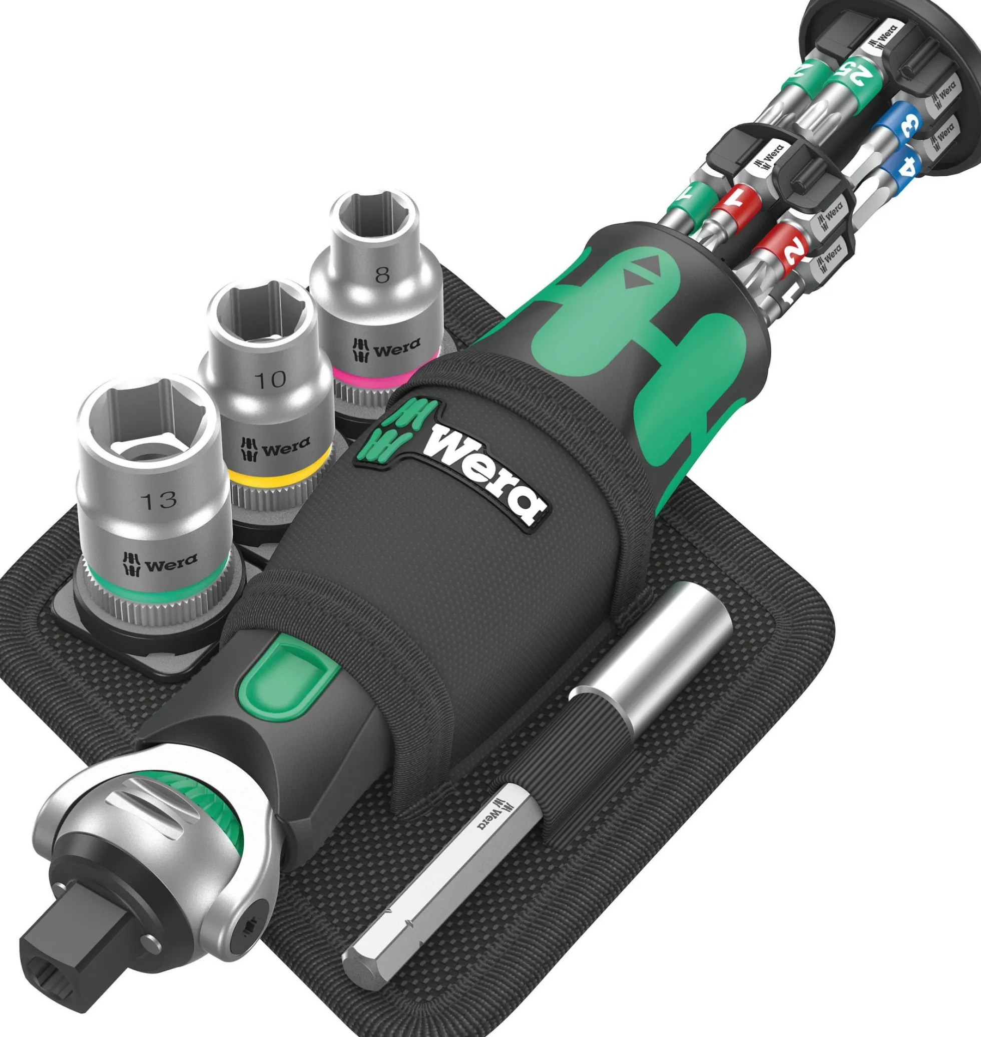 Wera skraldenøgle sæt 8009 Zyklop Pocket Set 2, 18 dele