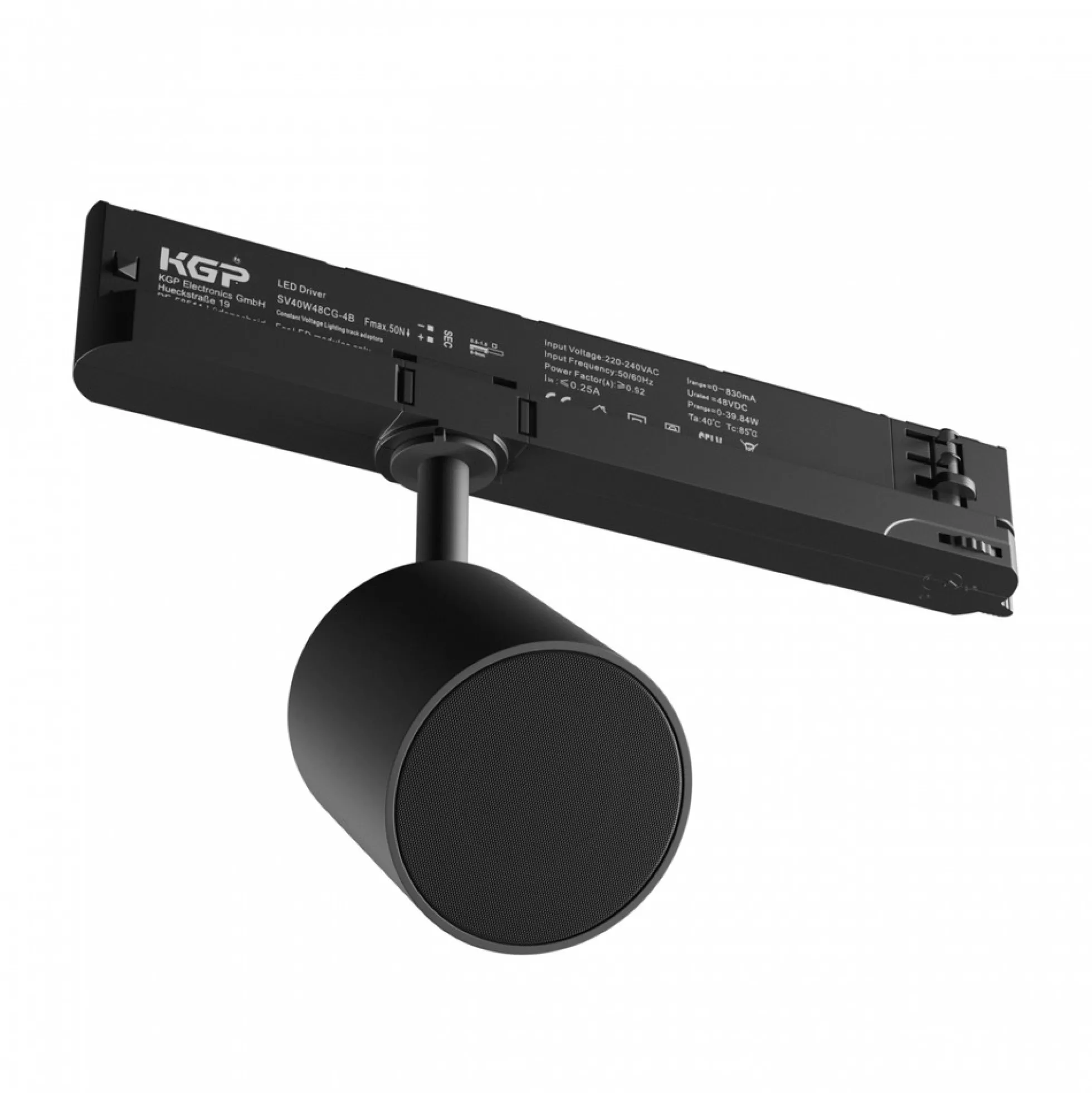 10W højtaler, 3-faset - Bluetooth, host-sub switch, sort, 230V