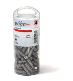 Wiha Bits, 25 mm, 1/4", TORX® T20 - 100 stk