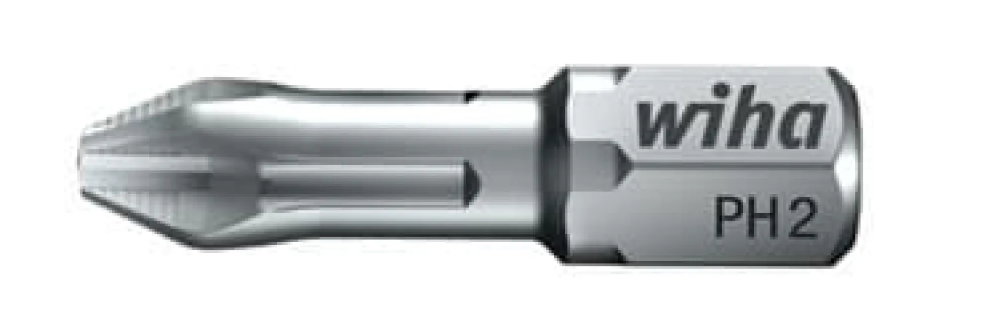 Wiha Phillips PH1 Bits, 25 mm, 1/4", 3 stk. i boks