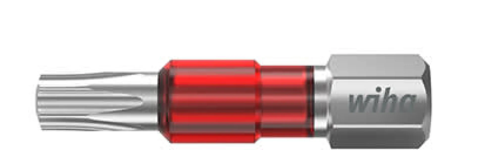 Wiha TY-slagbits, 29 mm, rød, 1/4" TORX® T25, 5 stk i boks