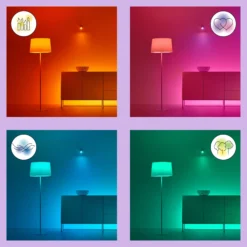 WiZ E27 LED-pære, A60, 806lm, Color, 8,5W, WiFi/Matter