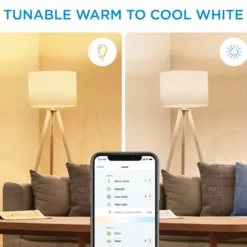 WiZ E14 LED-pære, kerte, 470lm, Color, 4,9W, WiFi/Matter - 2 pak