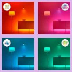 WiZ Pole gulvlampe, Color, WiFi/Matter, hvid