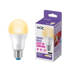 WiZ Smart E27 LED-pære, A60, 2700K, 810lm, 9W, WiFi (restsalg)