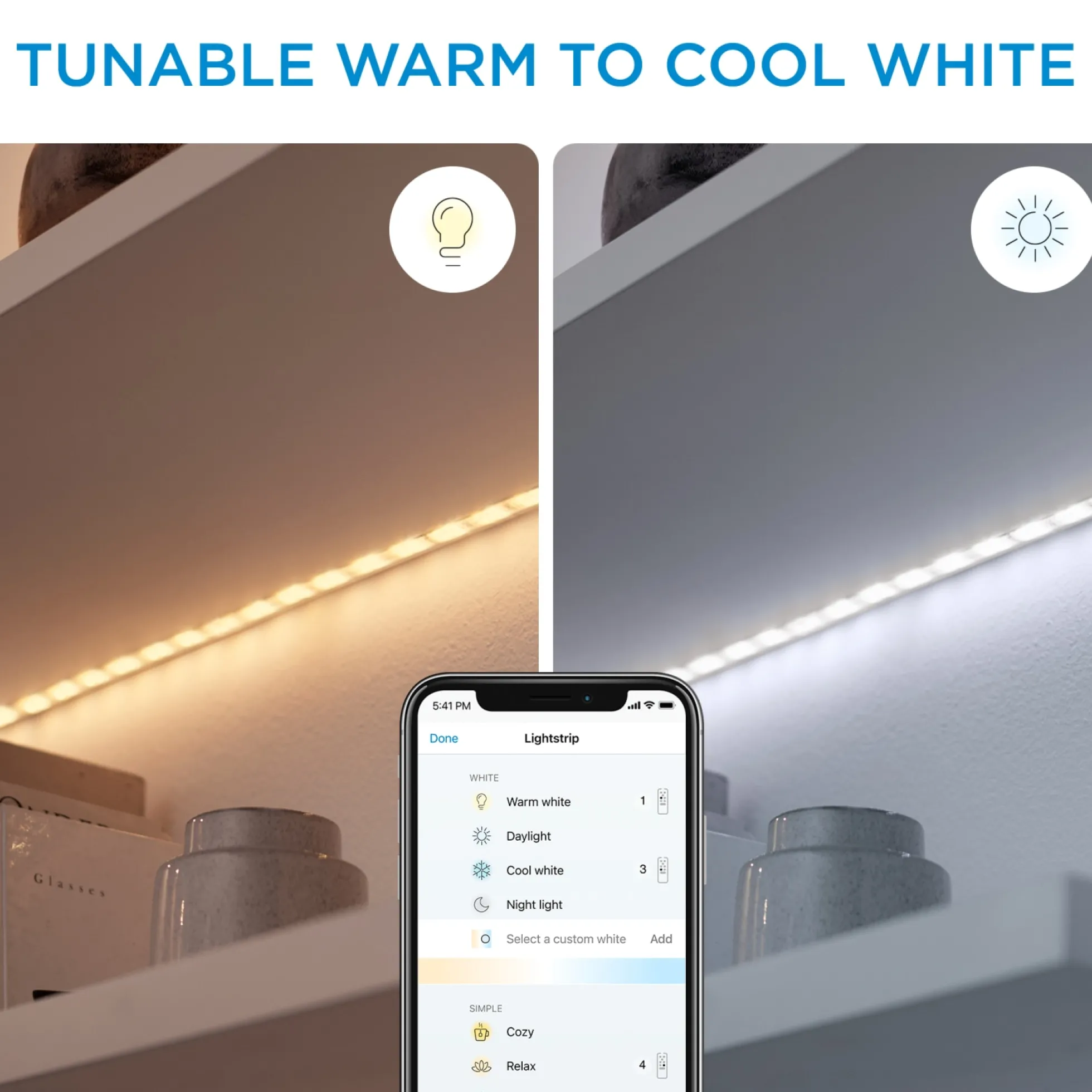 WiZ WiFi LED strip, Color, startkit, 2 meter (udgået)