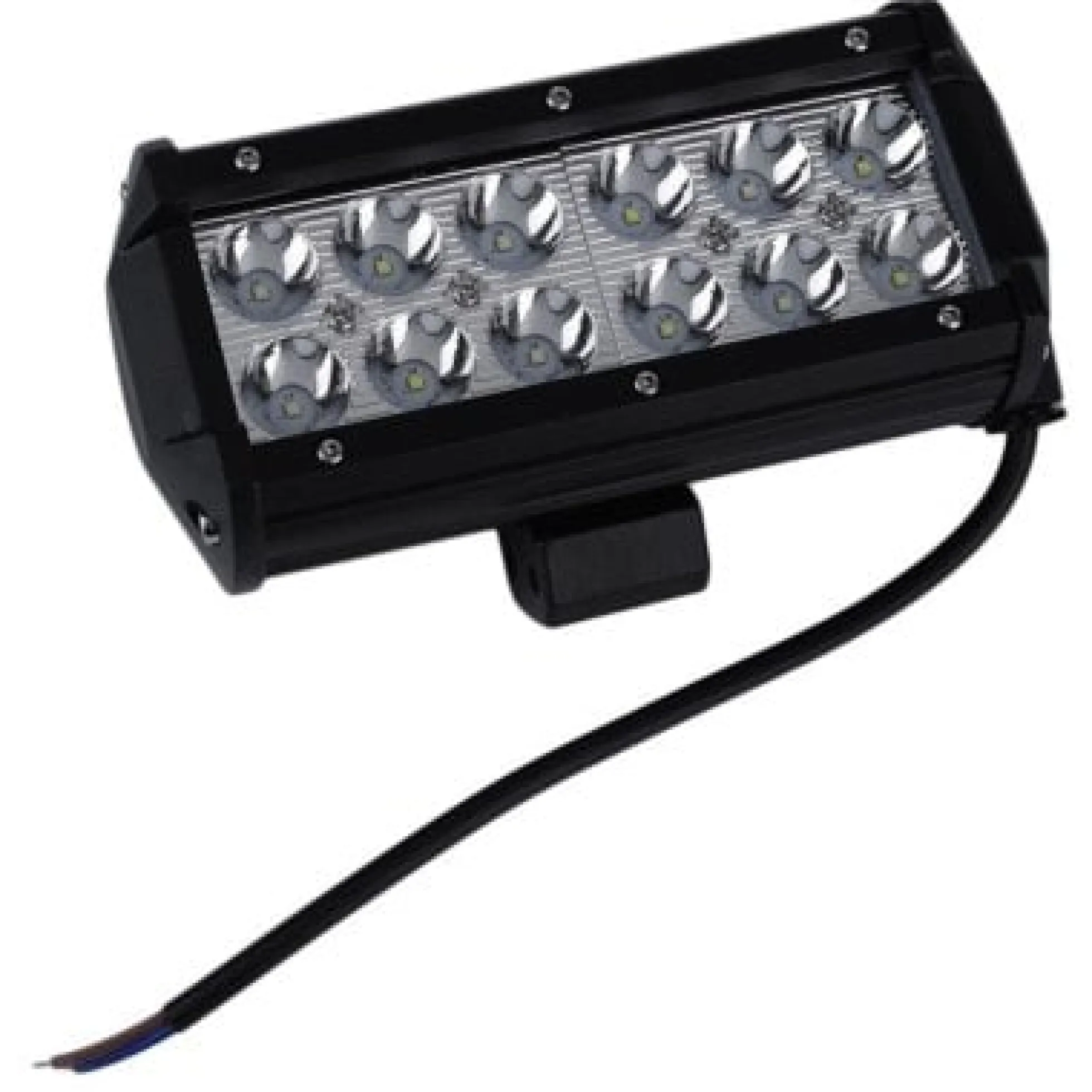 36W LED arbejdslampe, 3050 lumen, 6000K, 30/60 graders spredning, IP67, 164 x 60 x 75 mm, 12V/24V