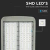 100W LED gadelampe, 140lm/W, 5700K, IP65, IK08, aluminium - Samsung LED chip, Inventronics driver
