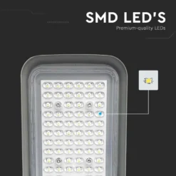 100W LED gadelygte, 6500K, 8700lm, RA70, IP65 - Effektiv og holdbar udendørs belysning