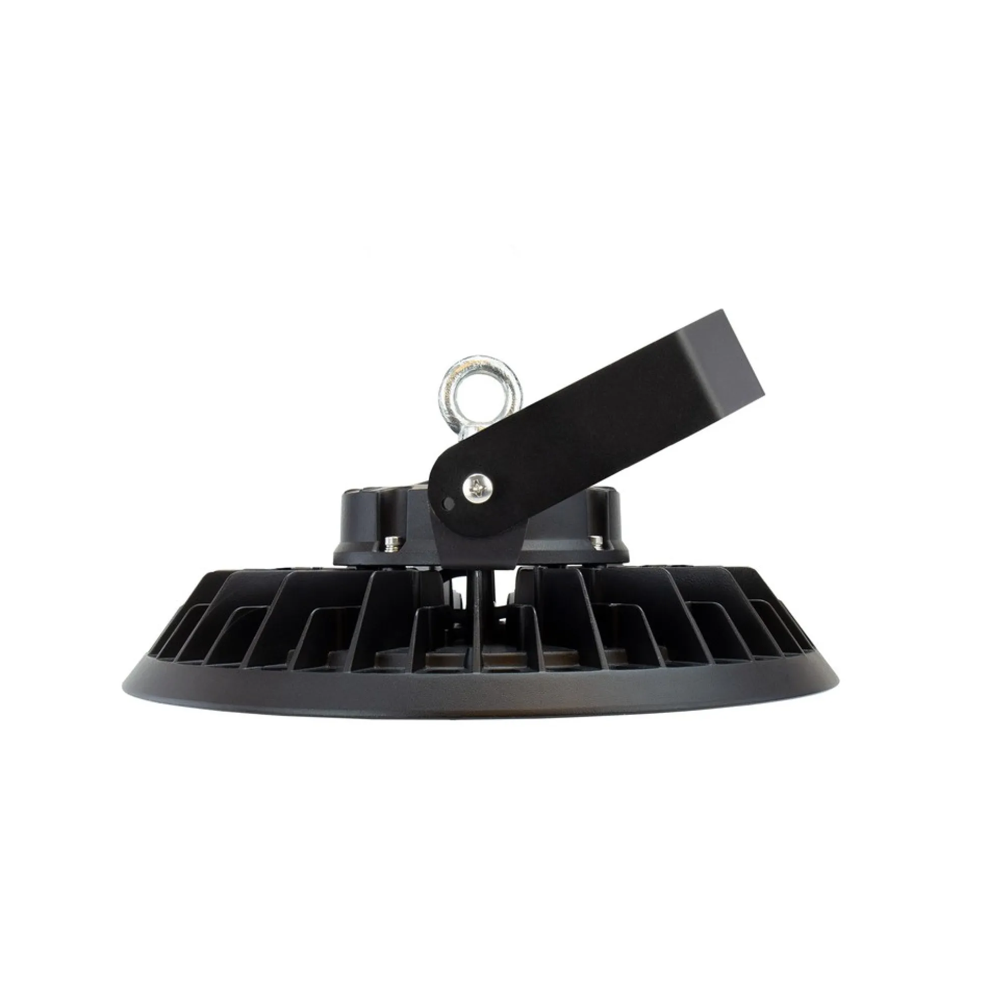 200W LED high bay, 180lm/W, DALI dæmpbar, 90 grader, IP65, IK08, sort kabinet, 4000K