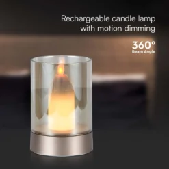 2W LED kertepære bordlampe, 3000K - V-Tac