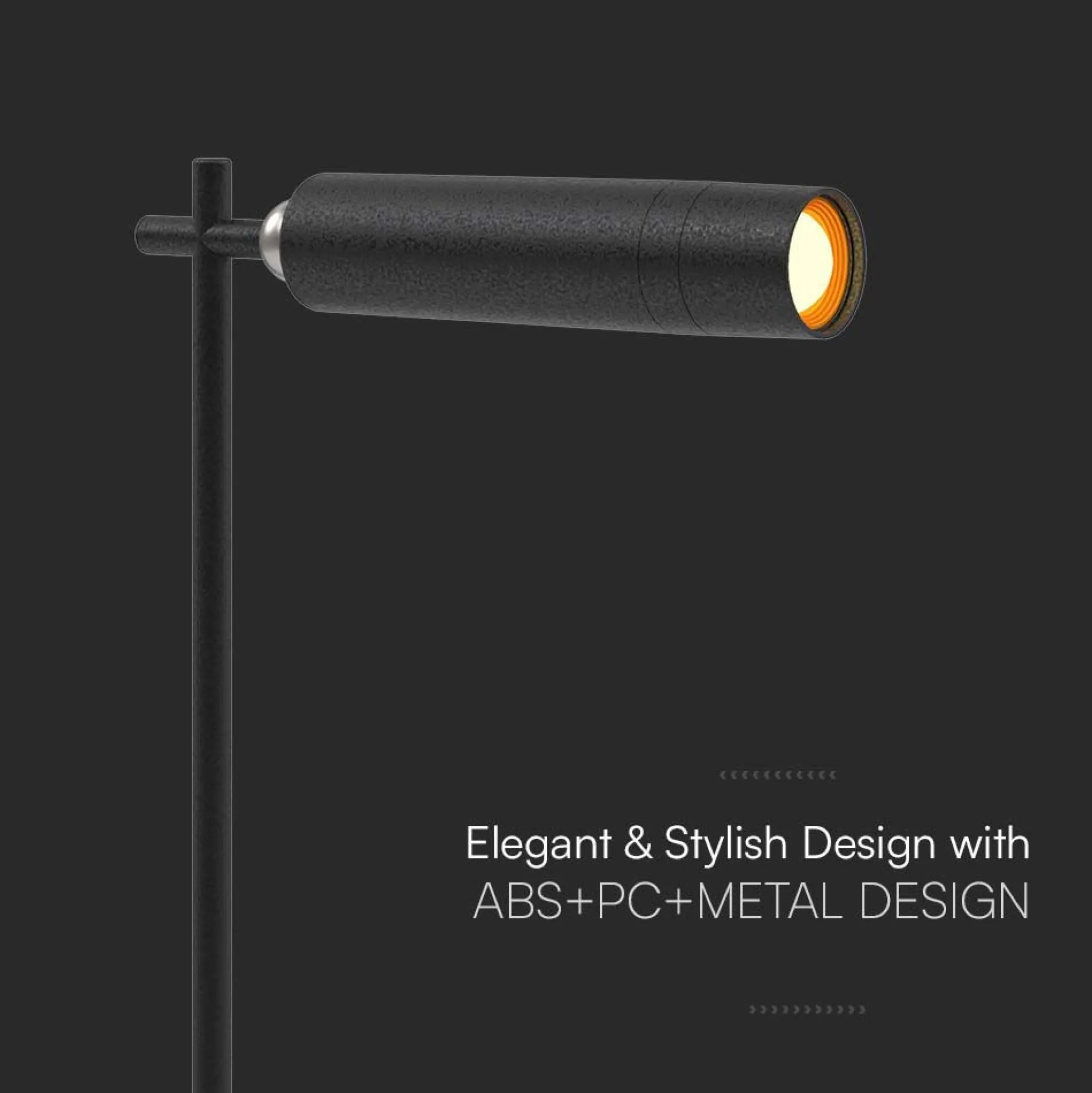 3W LED magnetisk bordlampe, 4000K