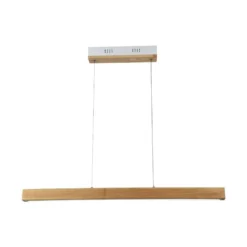 12W LED pendel i træ, 4000K, 80 cm, inkl. lyskilde, neutral - Kulør