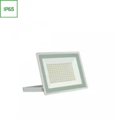 100W LED projektør, hvid, 9400lm, IP65, udendørs, 6000K