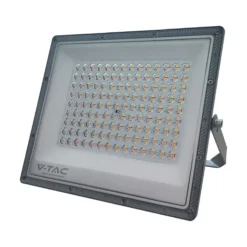 100W LED projektør, 3 lyskulører, udendørs, grå - VT-44100CCT.3i1