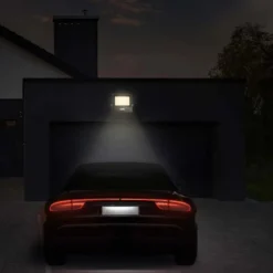 20W LED projektør, SMD, Samsung LED chip, ikke dæmpbar, sort hus, neutral hvid (4000K), IP65