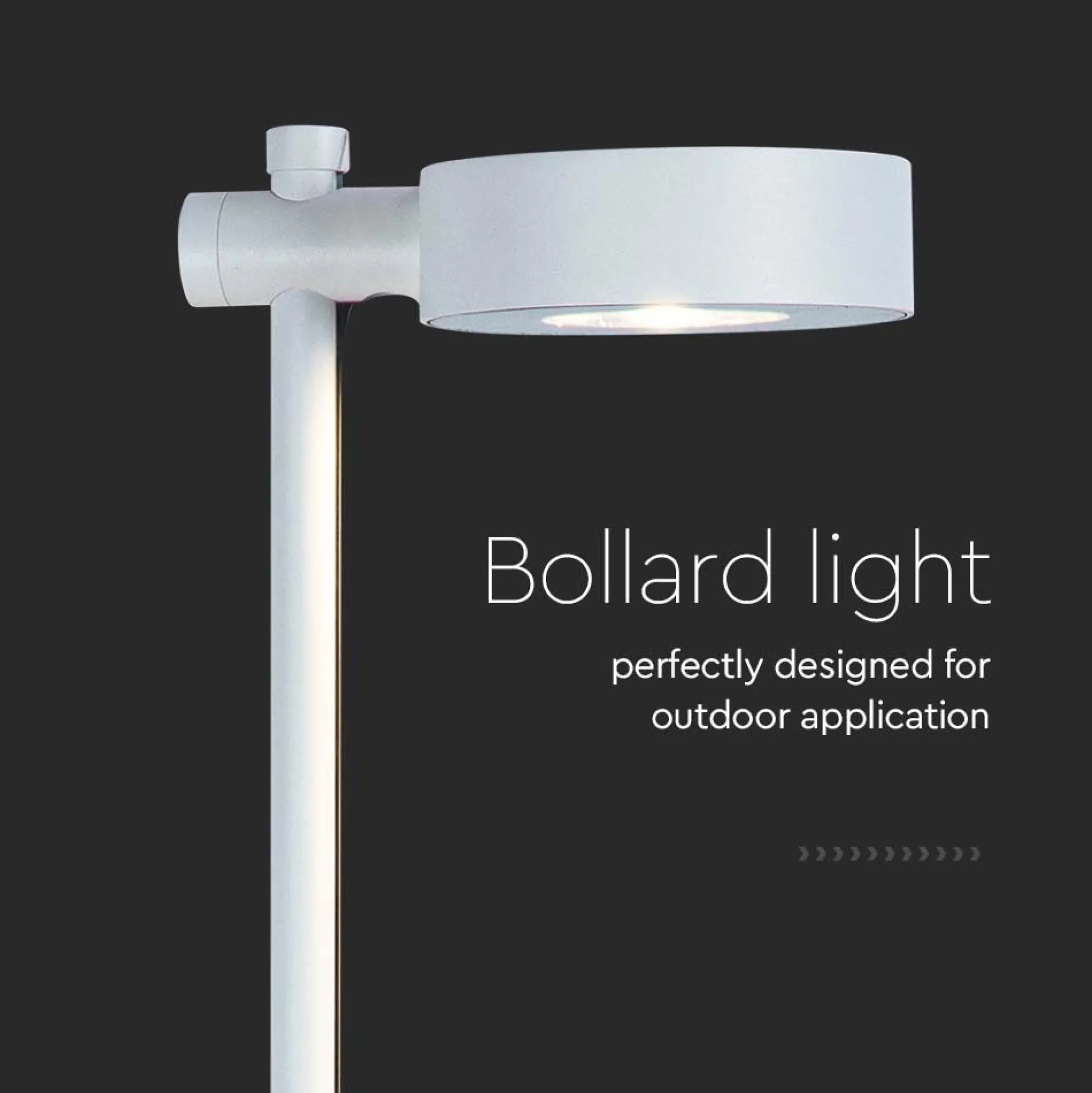 7W LED pullertlampe, hvid, IP65, 520lm, RA90 - V-Tac