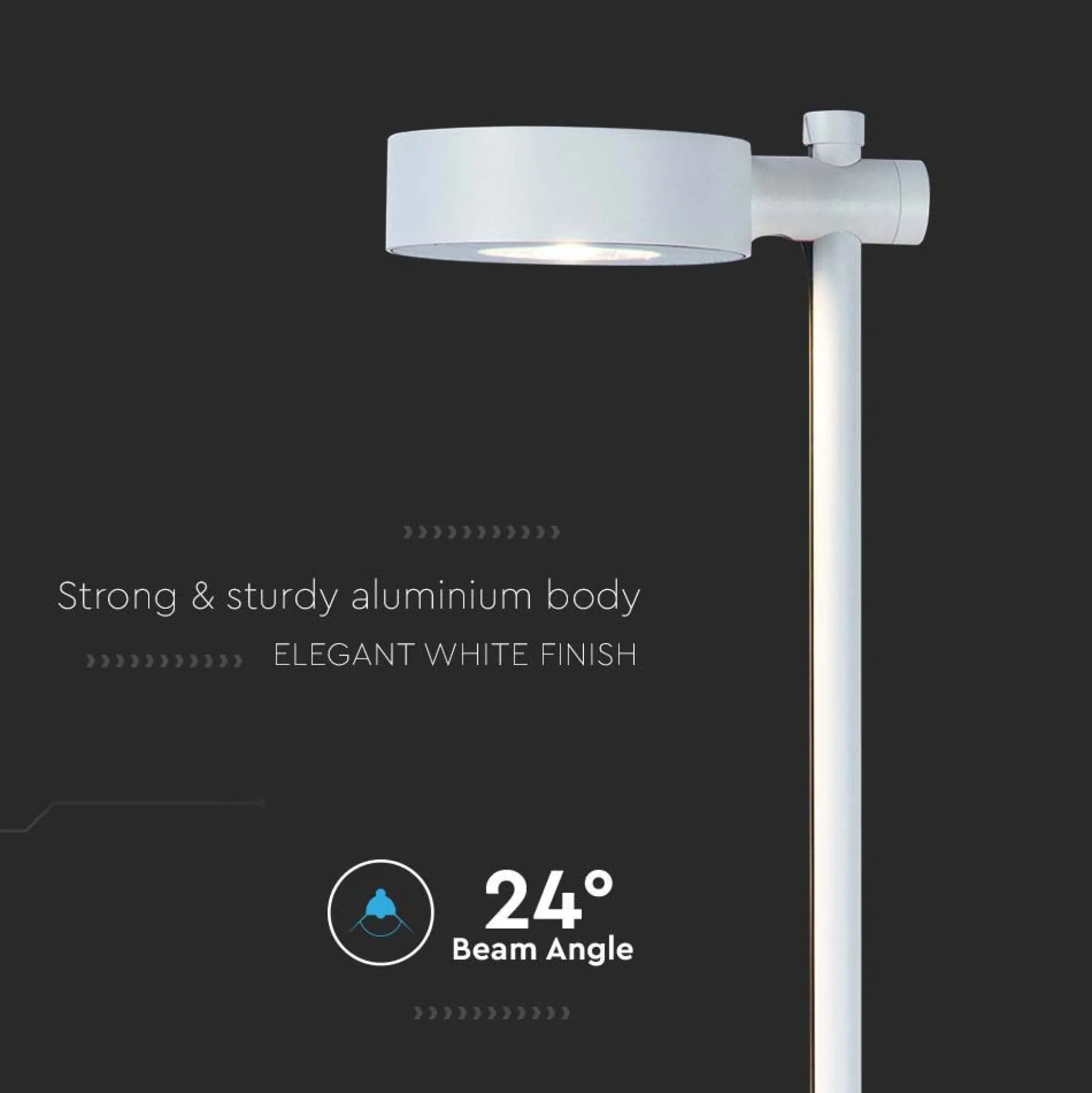 7W LED pullertlampe, hvid, IP65, 520lm, RA90 - V-Tac