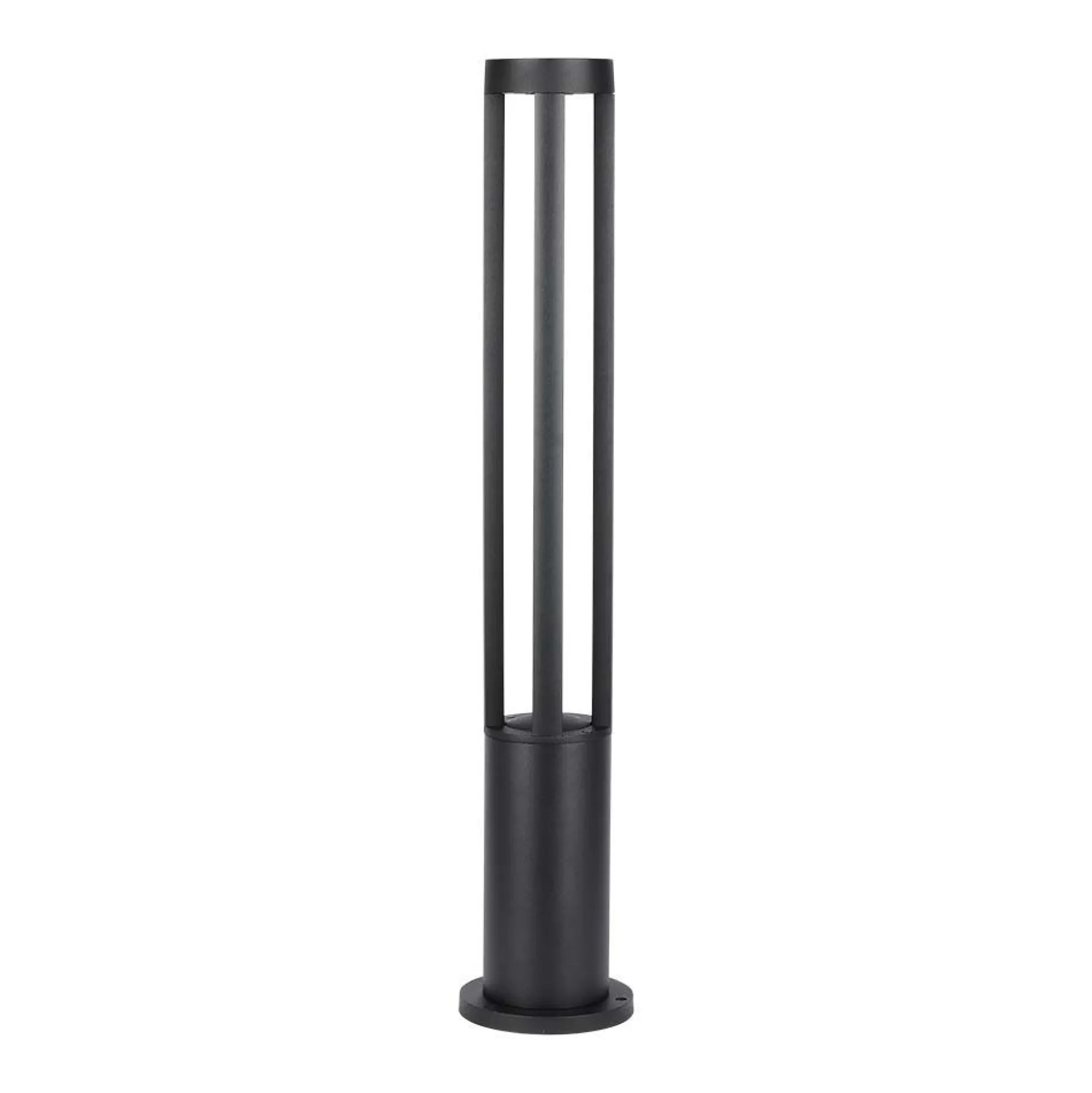 10W LED pullertlampe, 6400K, sort hus, 800mm bredde - Kulør: Kold