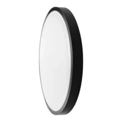 18W LED sensorlampe, IP44, Ø29,5 cm, sort kant, indbygget sensor, fjernbetjening, inkl. lyskilde, 4000K
