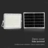 180W LED solcelle projektør, 4000K, IP65, 1800 lumen, 120° spredning, hvid