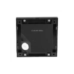 2W LED trappebelysning, sort, til påbygning, IP65, inde/udendørs, 230V, neutral