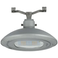 100W LED vejarmatur til wireophæng, 130lm/W, Samsung LED chip, IP65, 4000K, grå, IK08 - Kulør : Neutral