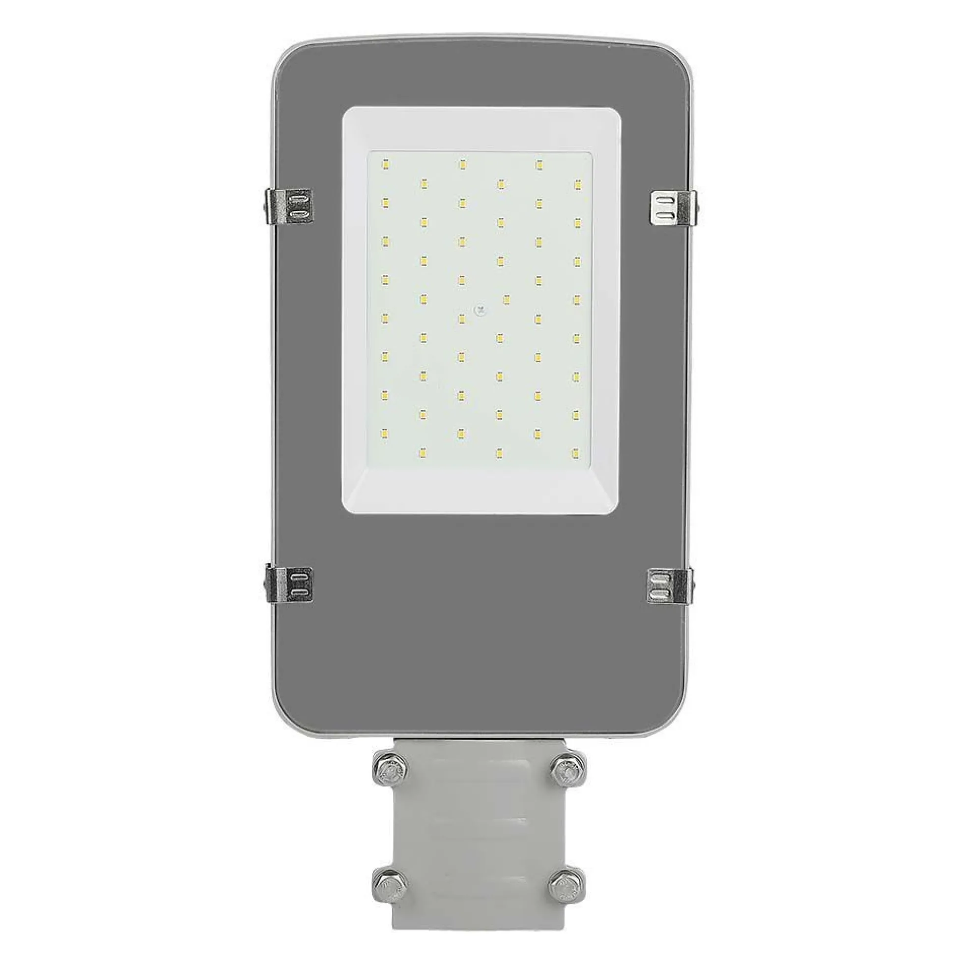 30W LED vejlygte med Samsung chip, 6500K, grå hus, 3000lm, RA80, IP65