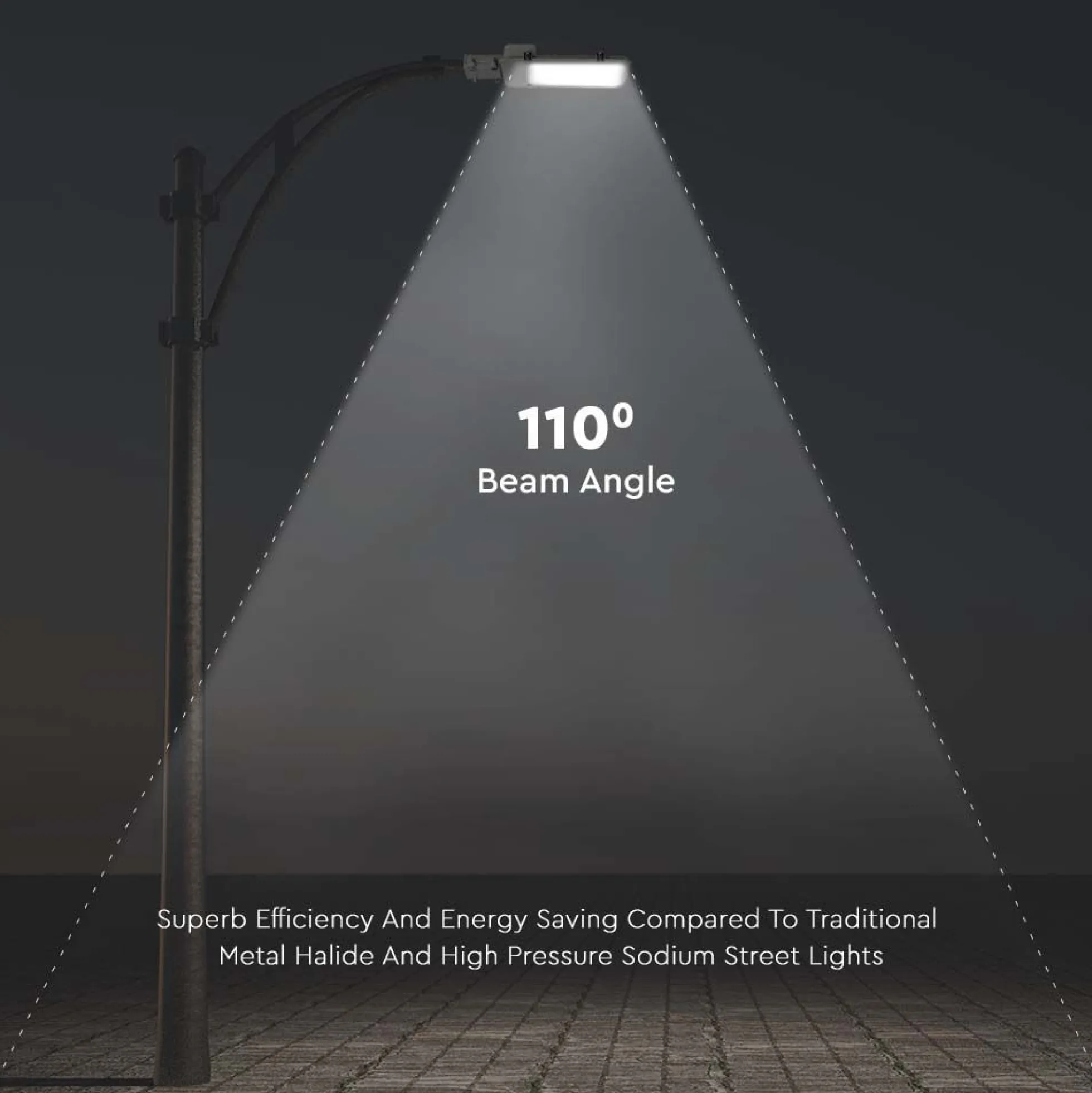 30W LED vejlygte med Samsung chip, 6500K, grå hus, 3000lm, RA80, IP65