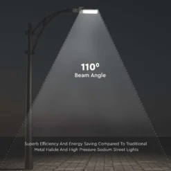 30W LED vejlygte med Samsung chip, 4000K, grå, 3000lm, RA80, IP65