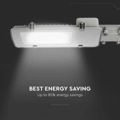 30W LED vejlygte med Samsung chip, 4000K, grå, 3000lm, RA80, IP65