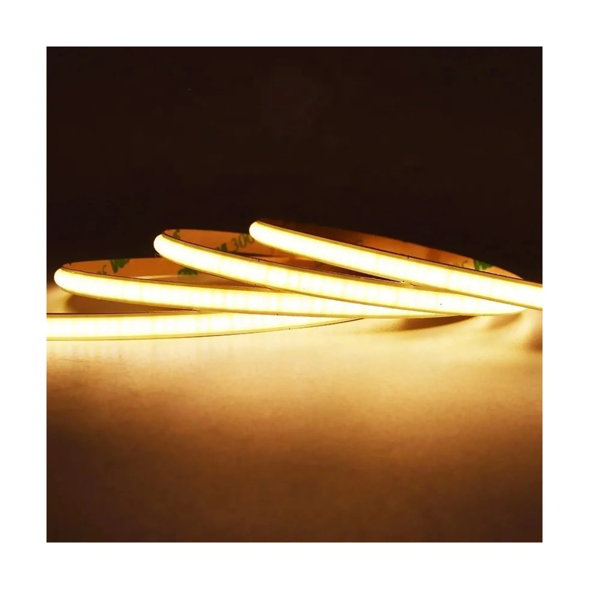 8W/m CCT COB-LED strip, 237 cm, IP20, 608 LED/m, 5 mm bred, 24V, RA90, 800 lm/m