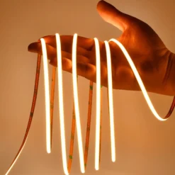 8W/m CCT COB-LED strip, 237 cm, IP20, 608 LED/m, 5 mm bred, 24V, RA90, 800 lm/m
