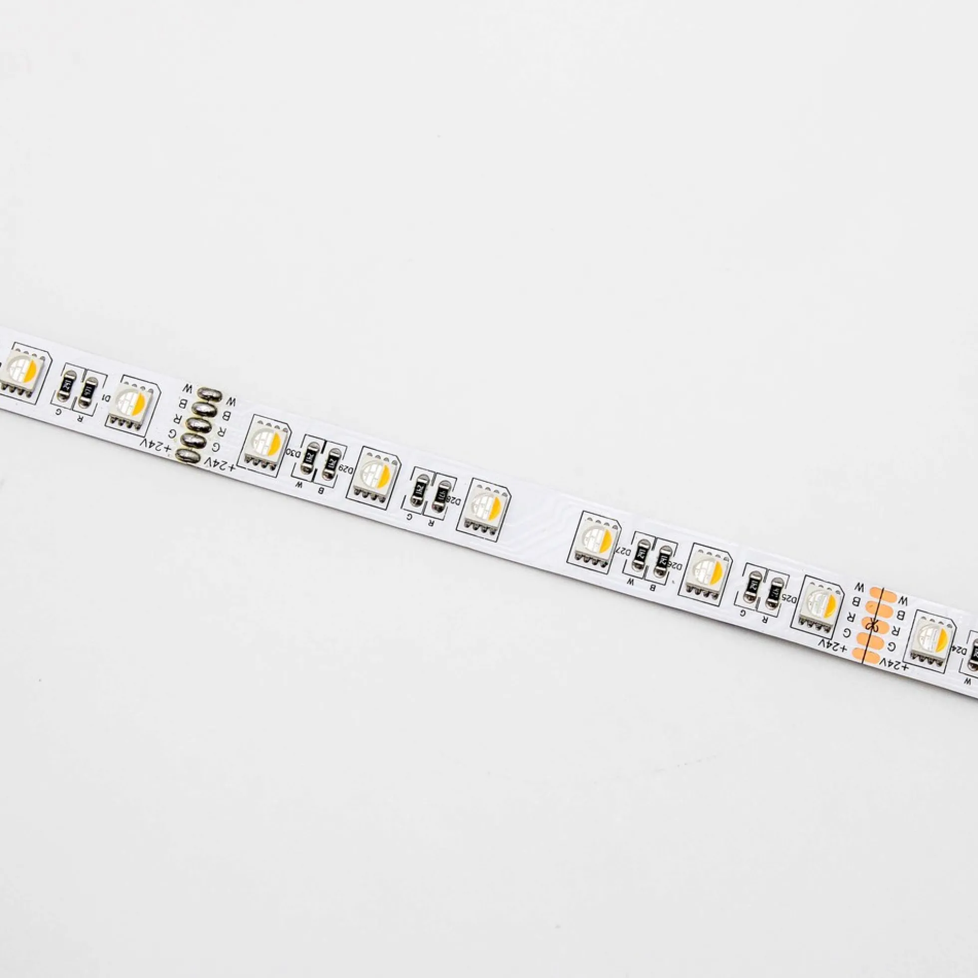 12W/m RGB+WW LED-strips, 5m, IP20, 60 LED pr. meter, 24V