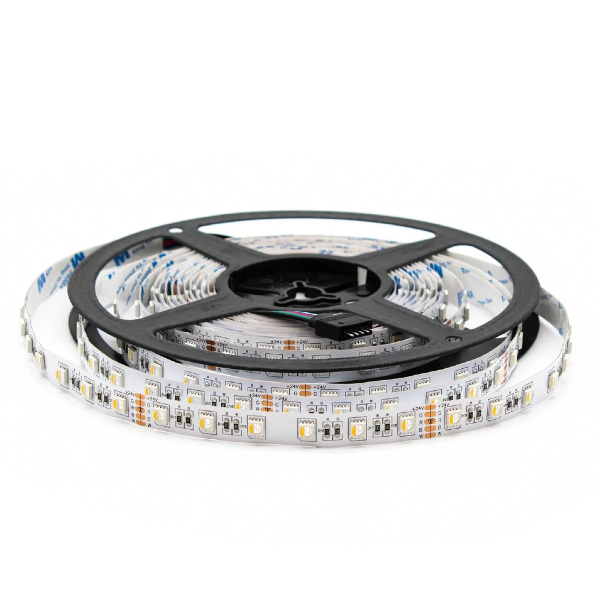 12W/m RGB+WW LED-strips, 5m, IP20, 60 LED pr. meter, 24V