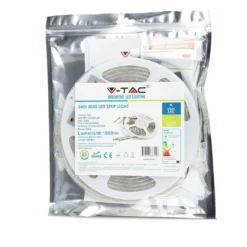 9W/m stænktæt LED strip, 24V DC, IP65, 60 LED pr. meter, 5 meter