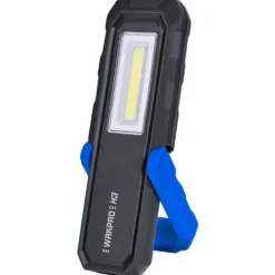 WRKPRO arbejdslampe "H3", 6W COB LED lampehoved med magnet, krog og genopladeligt batteri