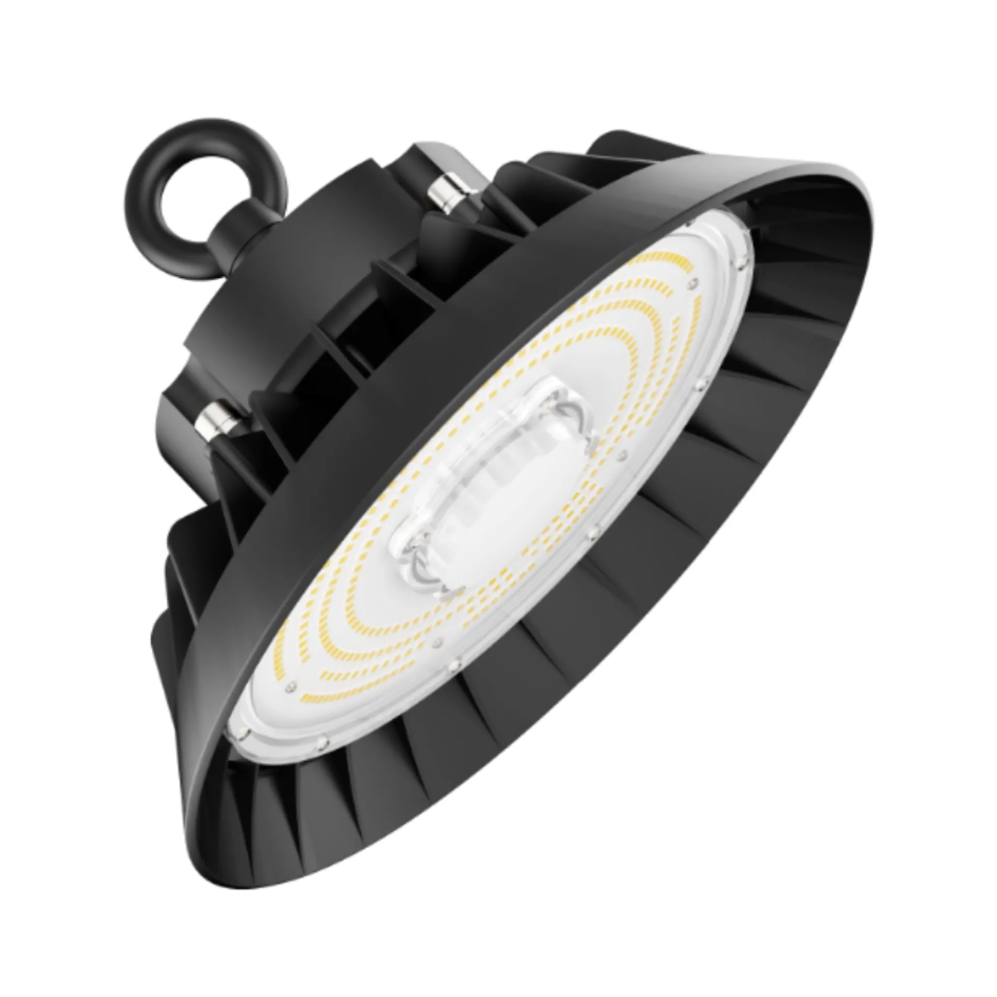 100W Sensor high bay Intelligent2, 150lm/W, varm kulør, 120° spredning, Aluminium
