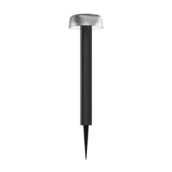 2,5W SOLARA FUNGI LED bordlampe, 3,7V, 200lm, IP44, genopladelig, sort, Ikke dæmpbar, 2700K