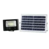 6W Solara LED projektør med solcelle, IP65, 6400K, inkl. fjernbetjening og solcellepanel, kold - Aluminium