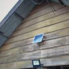 20W solcelle LED projektør, 1650lm, IP65, 6000K, sort, inkl. solpanel og fjernbetjening - Kulør: Kold