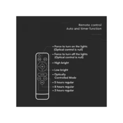 12W solcelle projektør LED, IP65, sort, inkl. solcelle, fjernbetjening, neutral kulør - V-Tac