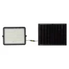 20W solcelle projektør, med sensor og fjernbetjening, 1800 lumen, IP65, 6400K, sort kabinet