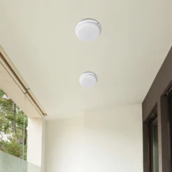 24W Udendørs væg/loftlampe - IP54, Ø24cm, Højde 3,8cm, skotlampe - Kulør : Neutral