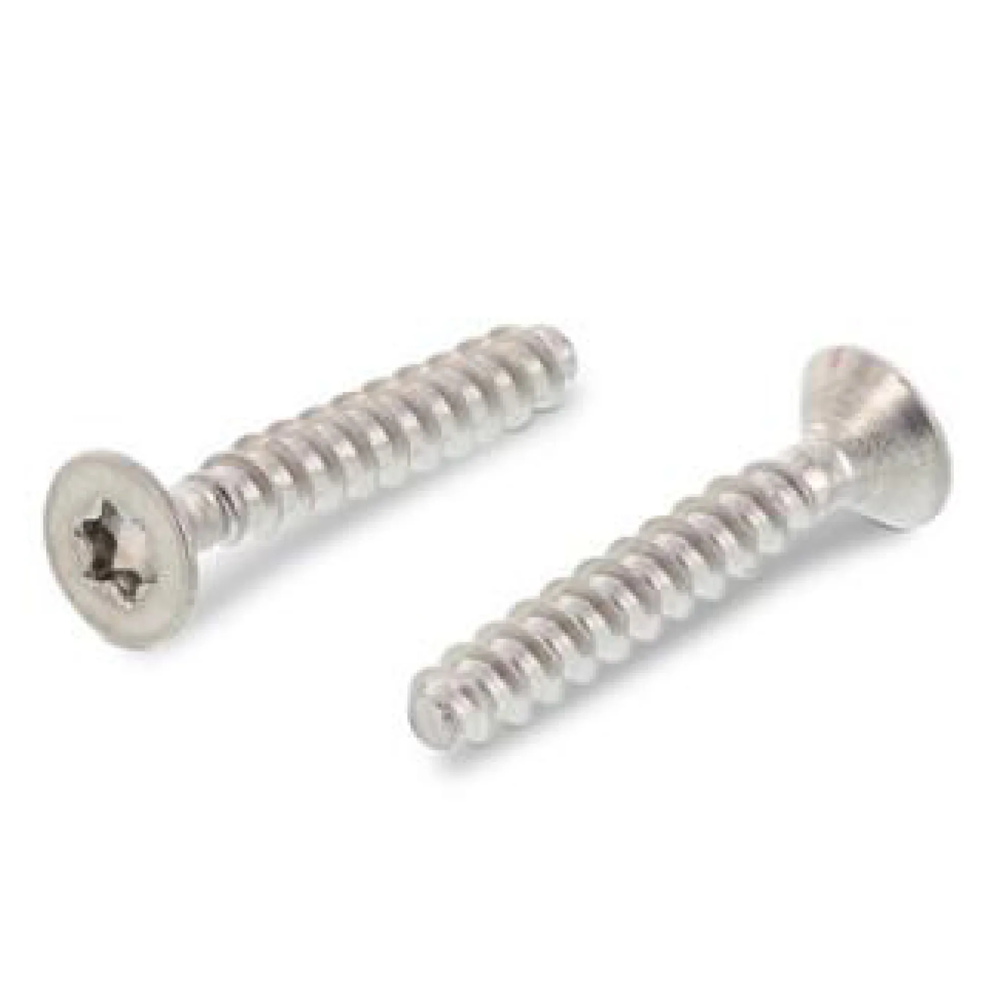 2X6 A2 plastskrue, undersænket, TX6