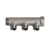 3/4" x 1/2" 3-grens CC35 fordelerrør, messing med TEA belægning