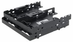 4x 2.5" i 1x 5.25" internt beslag, sort
