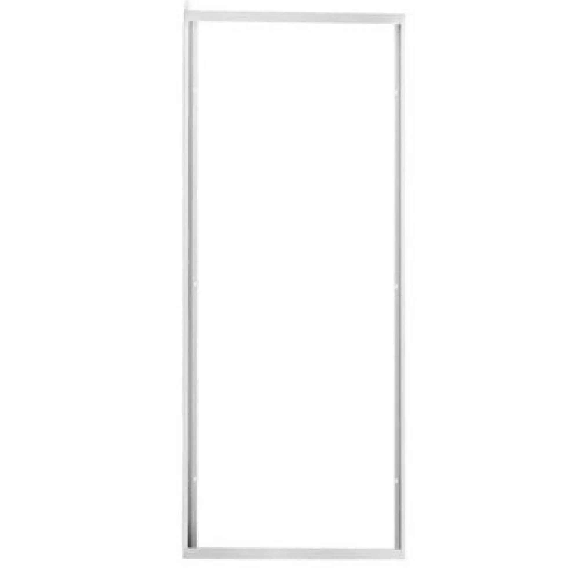 120x60 LED panel ramme - Enkel montering med skruer, hvid kant