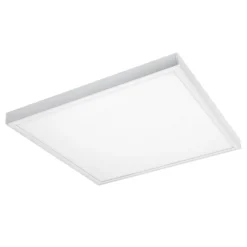 60x60 LED panelramme med hurtig samling, plastikhjørner, skruefri montering og hvid kant